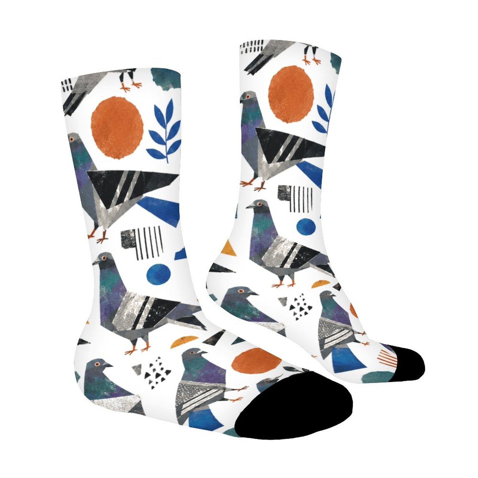 Personalized Contrast Color Socks for Adults