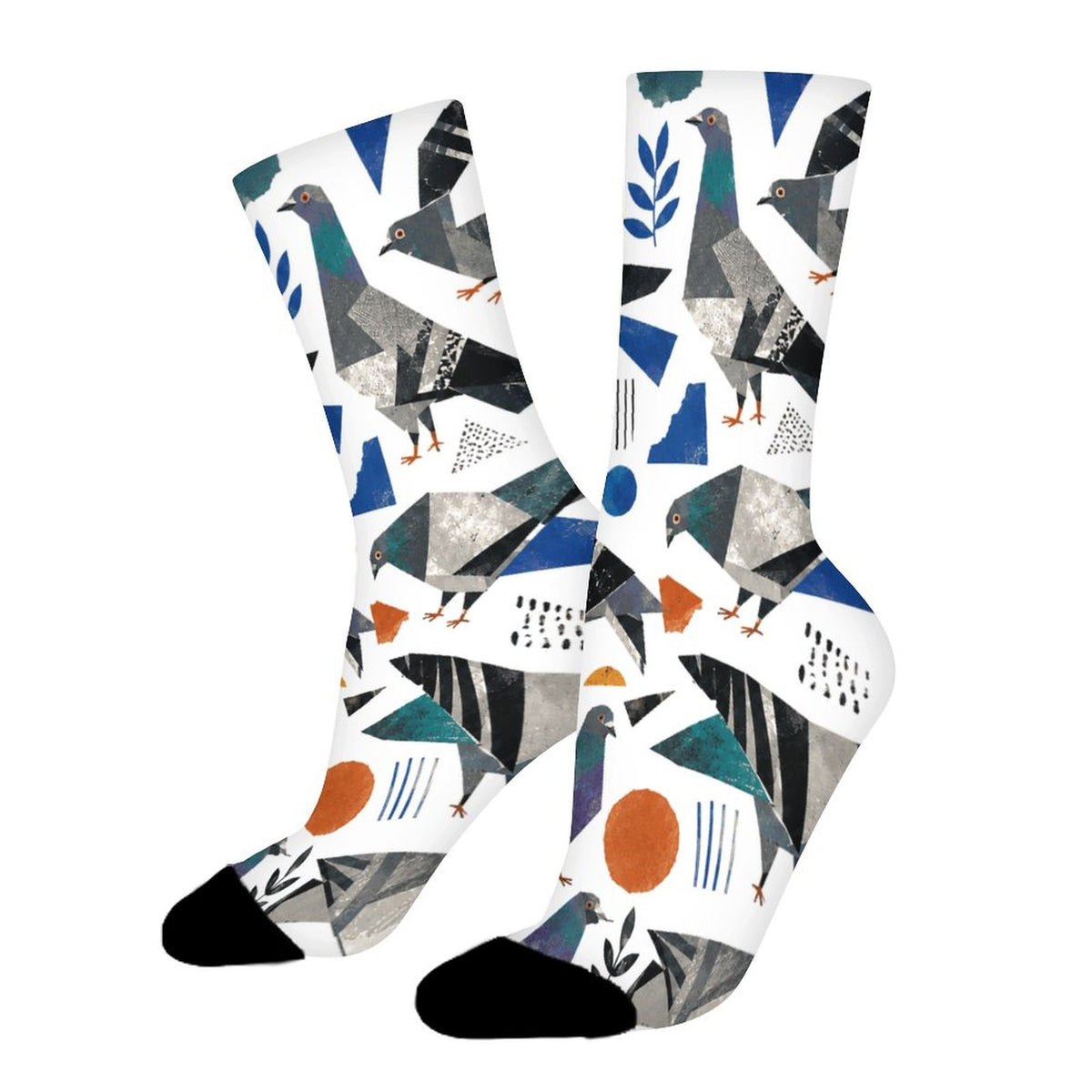 Personalized Contrast Color Socks for Adults