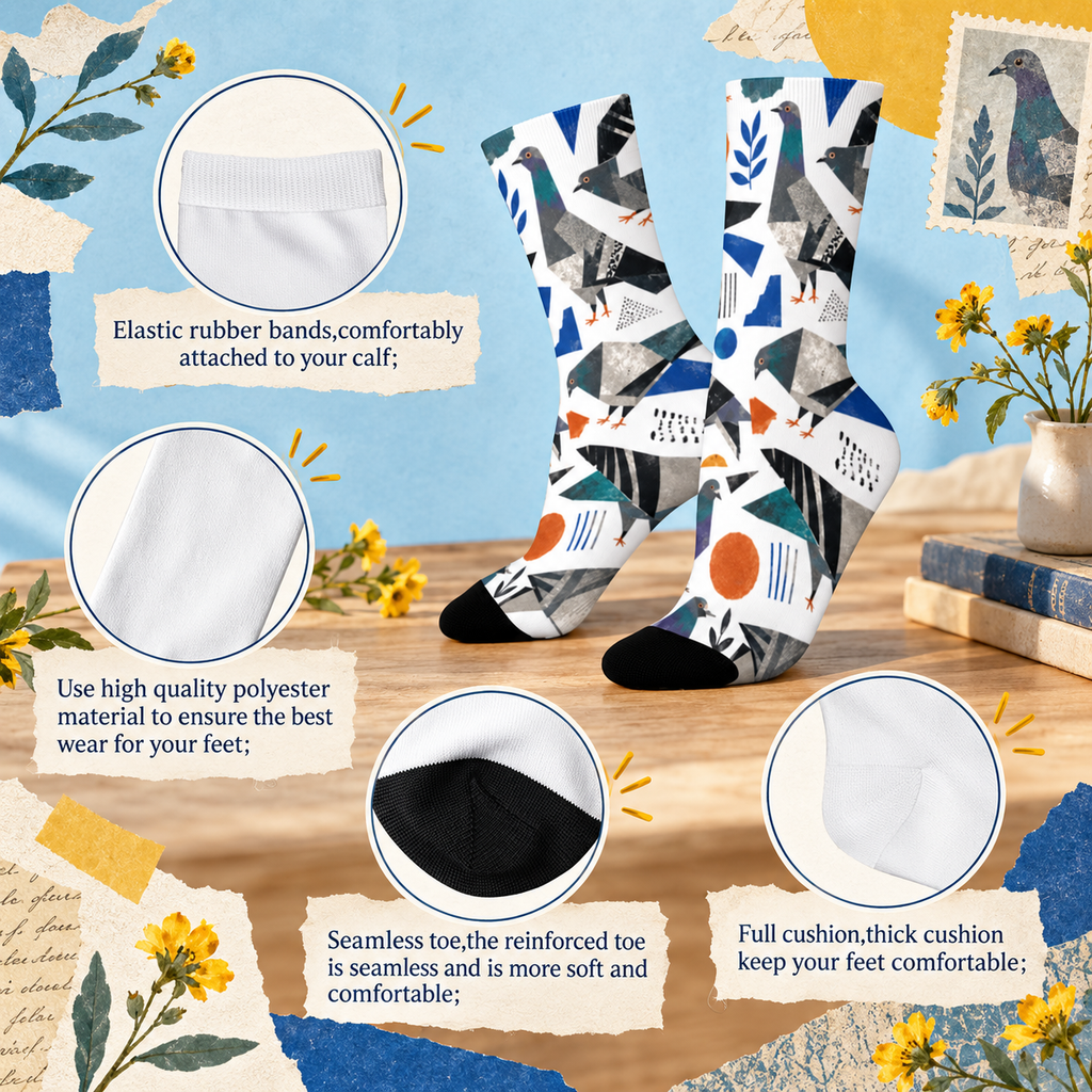 Chaussettes personnalisées pour adultes — Jusqu’au bout de toi