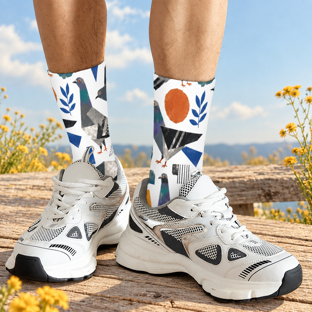 Chaussettes personnalisées pour adultes — Jusqu’au bout de toi