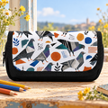 2-Compartment Zipper Pencil Case