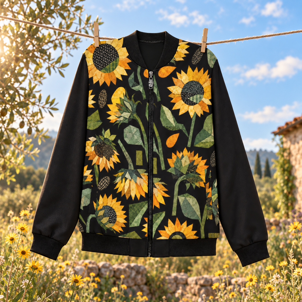 230gsm Men's Lightweight Zip-Up Jacket(All-Over Printing)