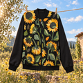 230gsm Men's Lightweight Zip-Up Jacket(All-Over Printing)