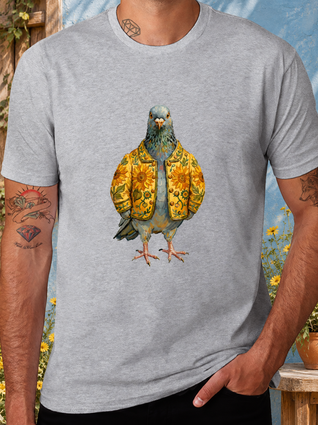 DTF 180gsm Multi-Color American Size Short Sleeve T-Shirt (Front Printing)