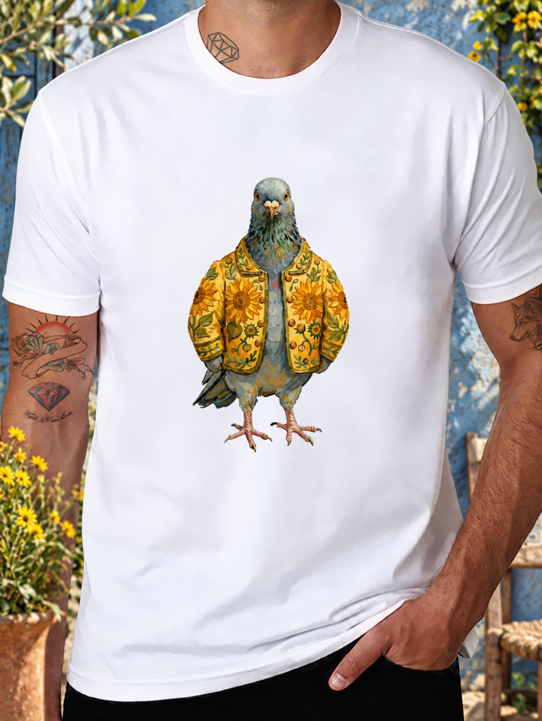 DTF 180gsm Multi-Color American Size Short Sleeve T-Shirt (Front Printing)