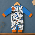 180gsm Long Sleeve Baby Romper(10 Sites) (All-Over Printing)