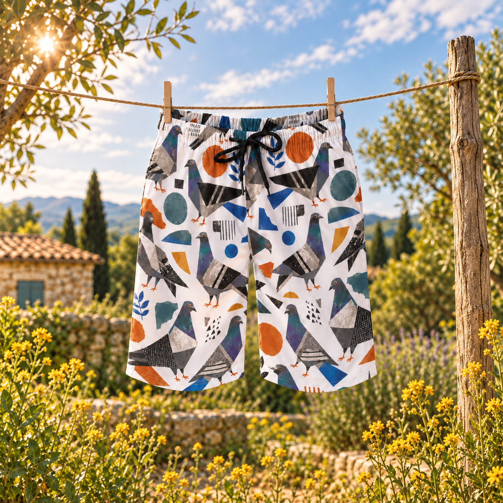 Short de plage pour homme — Évasion sauvage