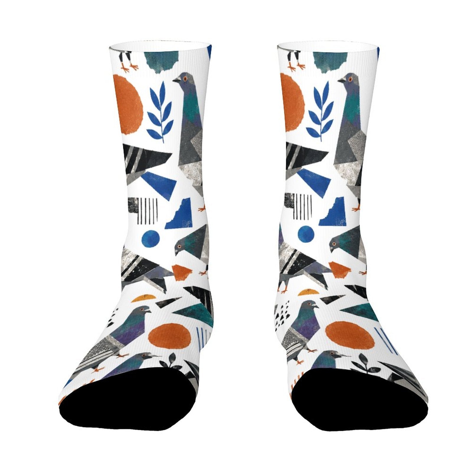 Personalized Contrast Color Socks for Adults