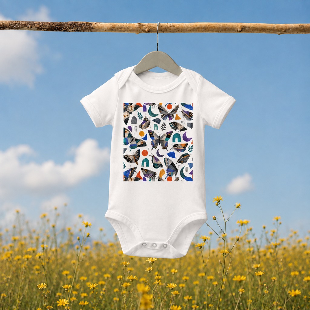 Baby short sleeve one piece – vue 6 | Écritournures