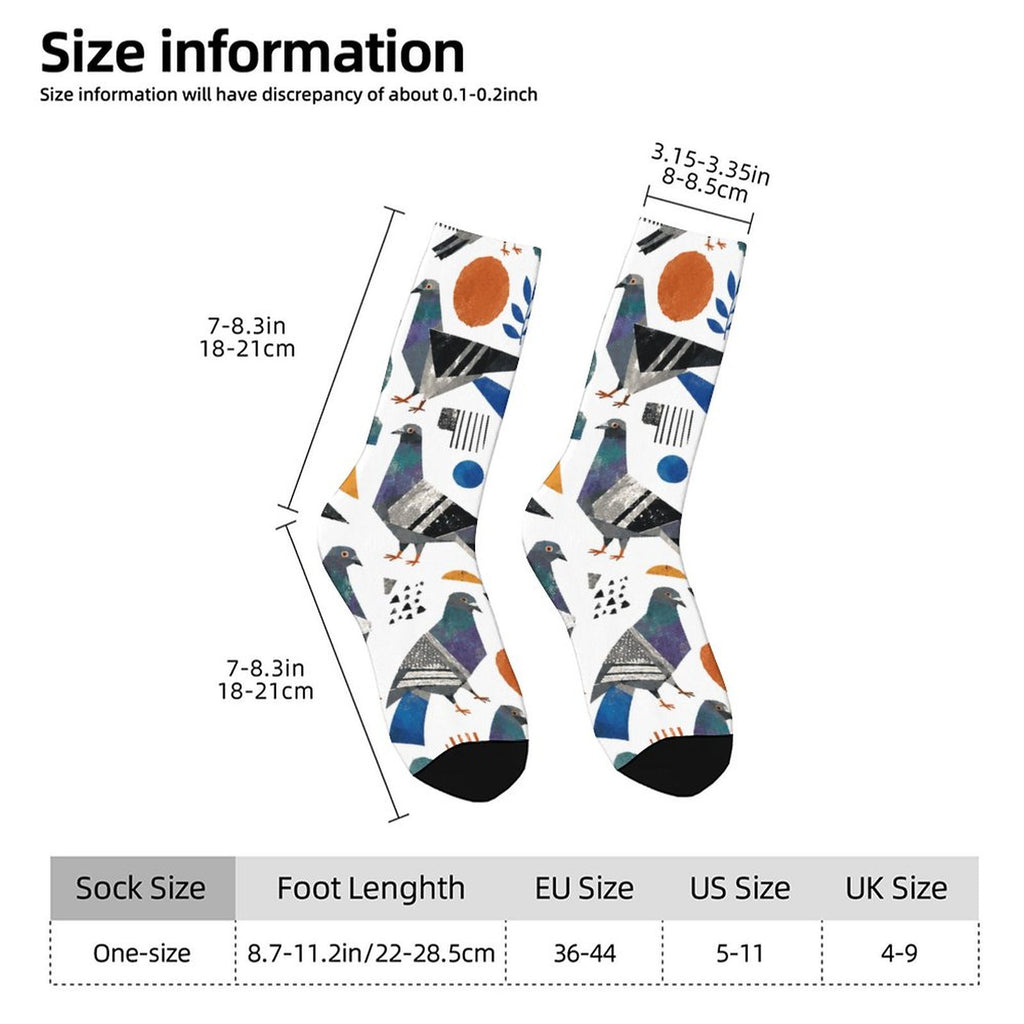 Personalized Contrast Color Socks for Adults