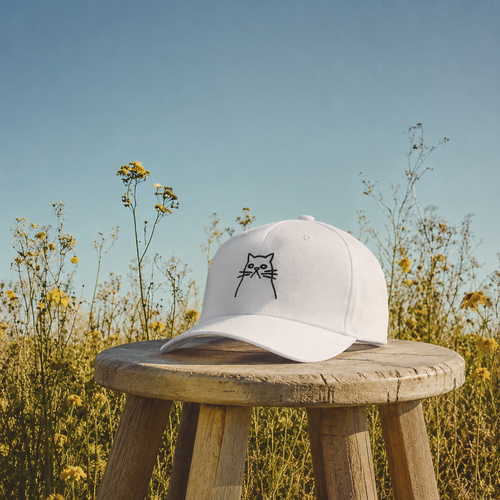 Moody Cat Structured Twill Cap – vue principale | Écritournures