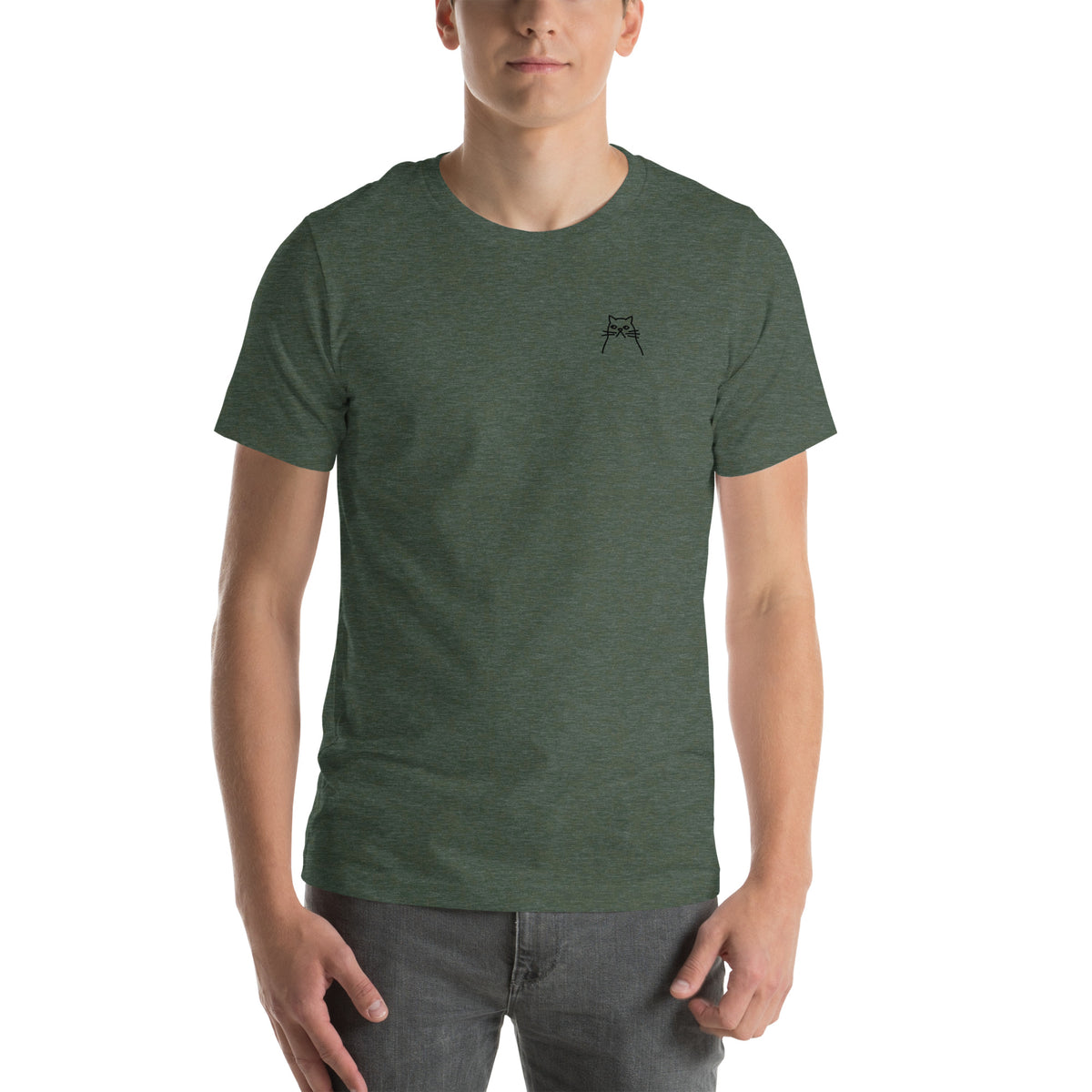 Moody Cat. Unisex t-shirt – vue 3 | Écritournures