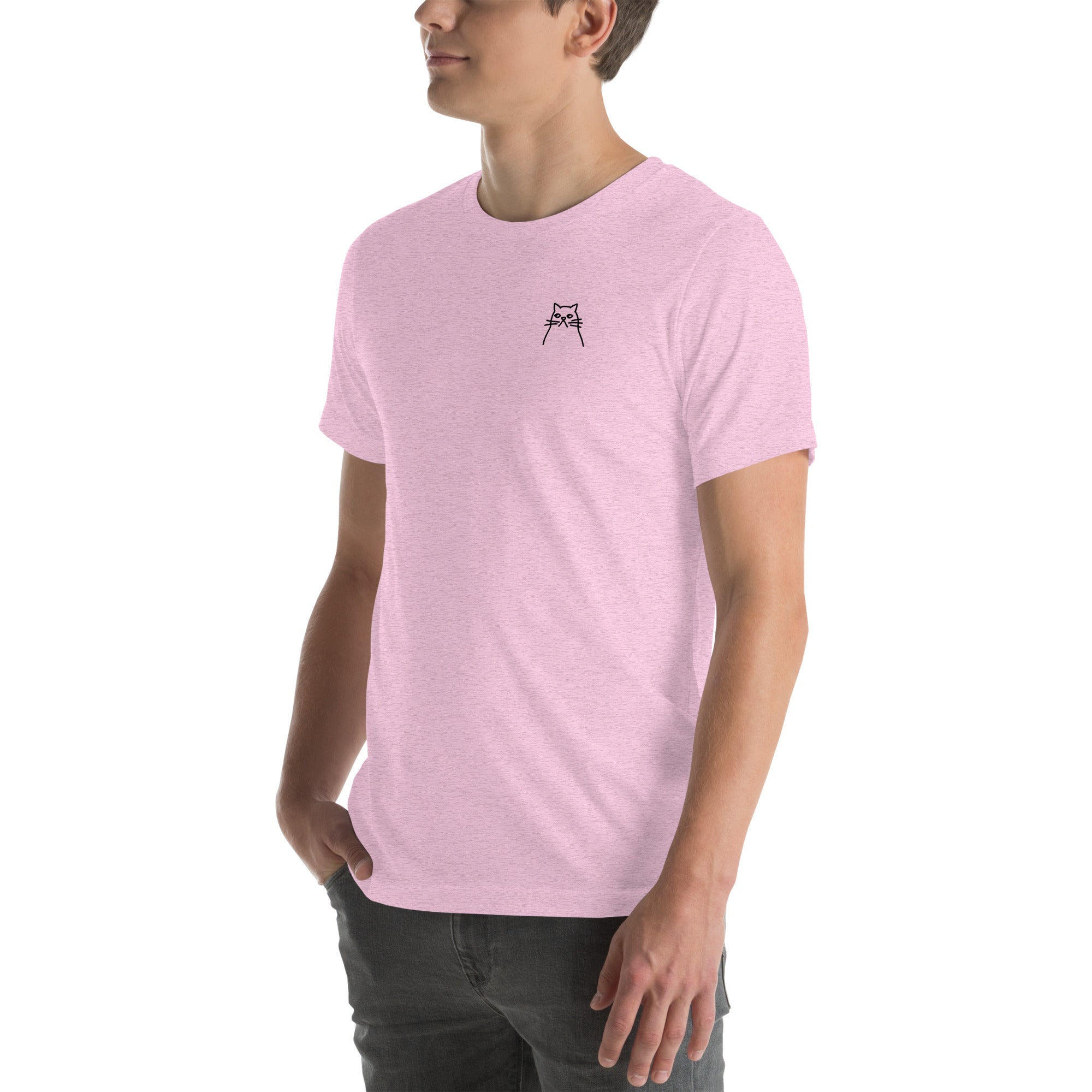 Moody Cat. Unisex t-shirt – vue 9 | Écritournures