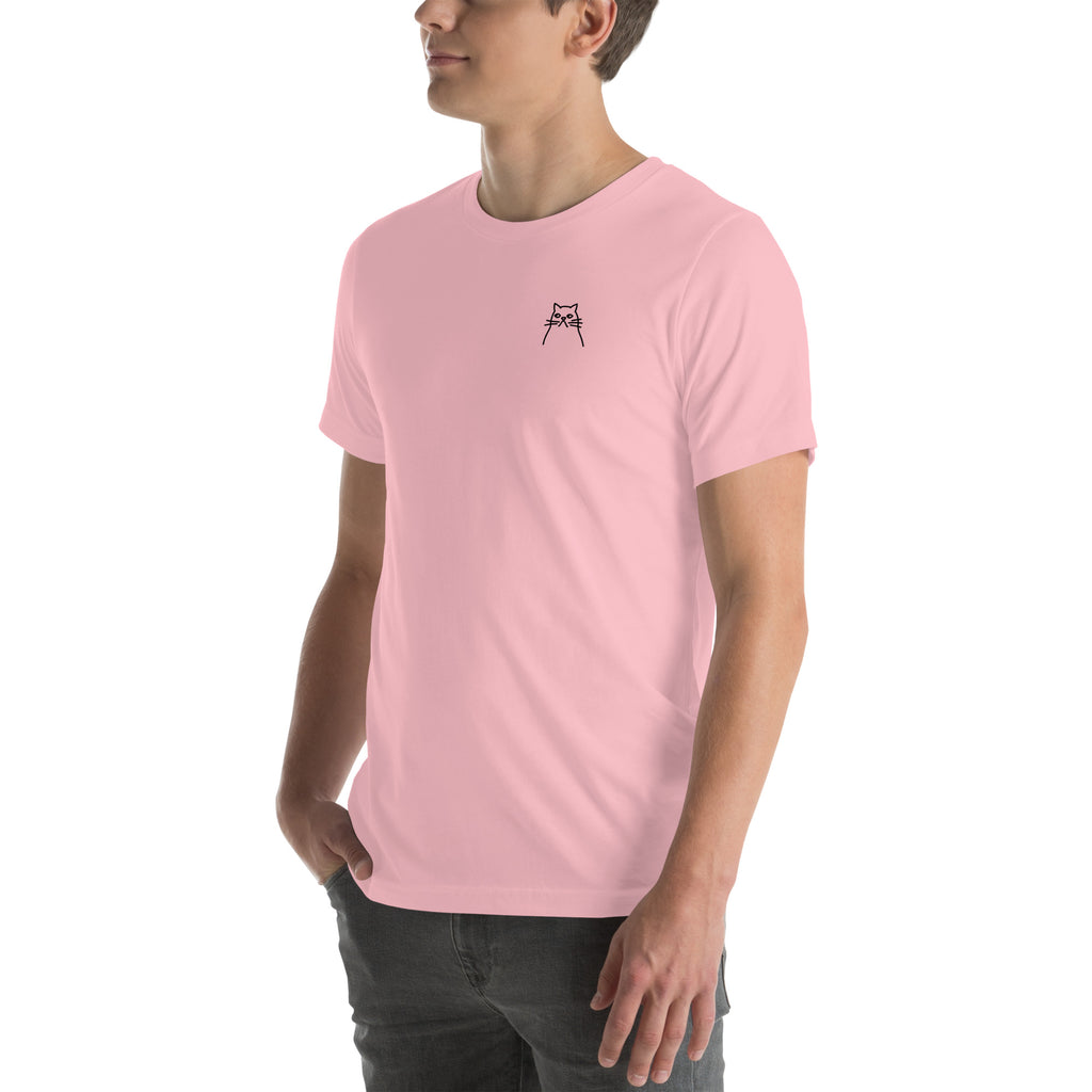 Moody Cat. Unisex t-shirt – vue 10 | Écritournures