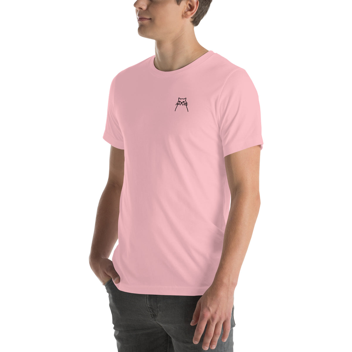 Moody Cat. Unisex t-shirt – vue 10 | Écritournures