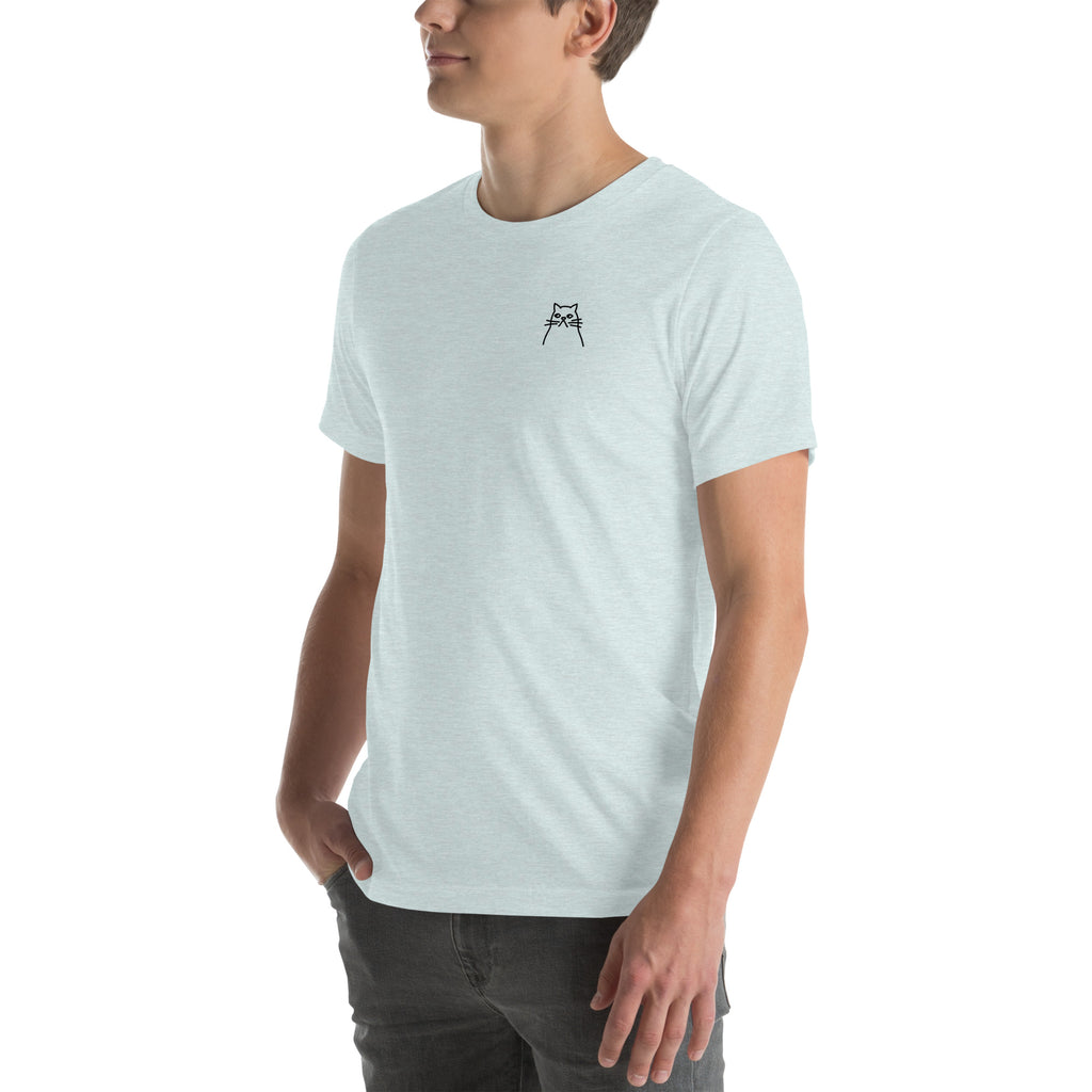 Moody Cat. Unisex t-shirt – vue 14 | Écritournures