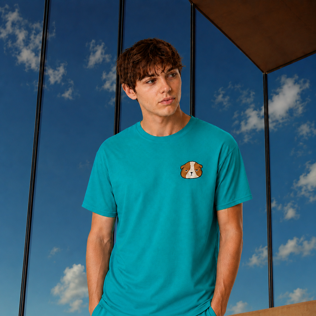 Moody Guinea Pig DryBlend® T-Shirt – vue 2 | Écritournures