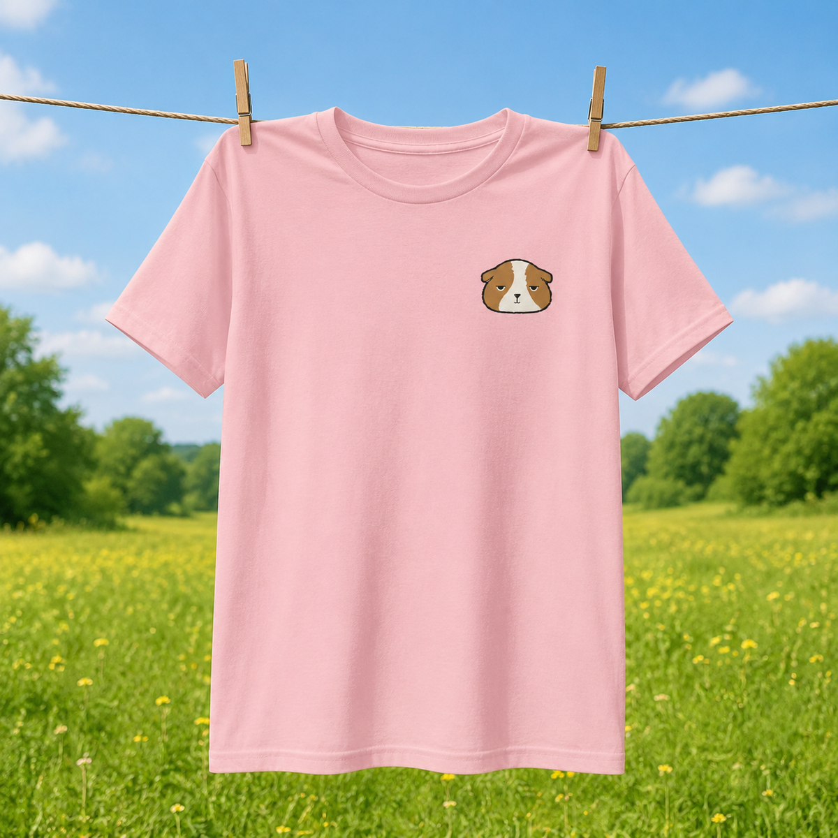 Moody Guinea Pig DryBlend® T-Shirt – vue 7 | Écritournures