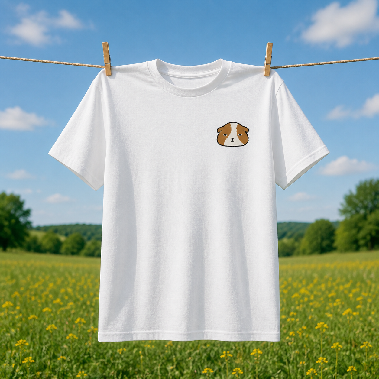 Moody Guinea Pig DryBlend® T-Shirt – vue 9 | Écritournures