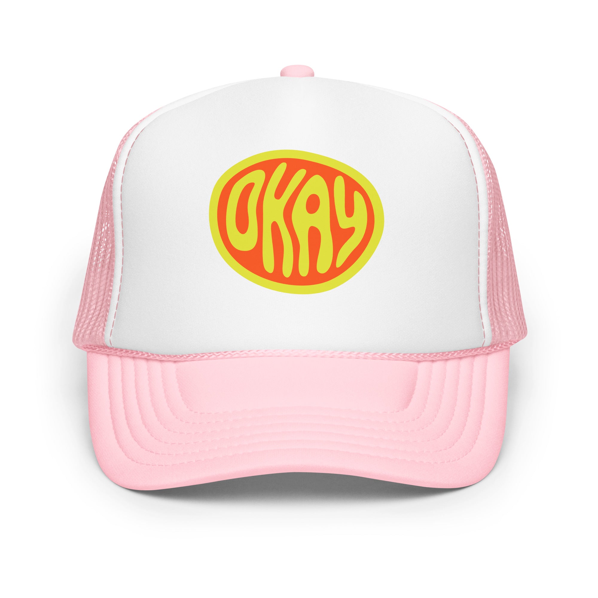 Okkkkkkay. Okay. Foam trucker hat – vue 4 | Écritournures