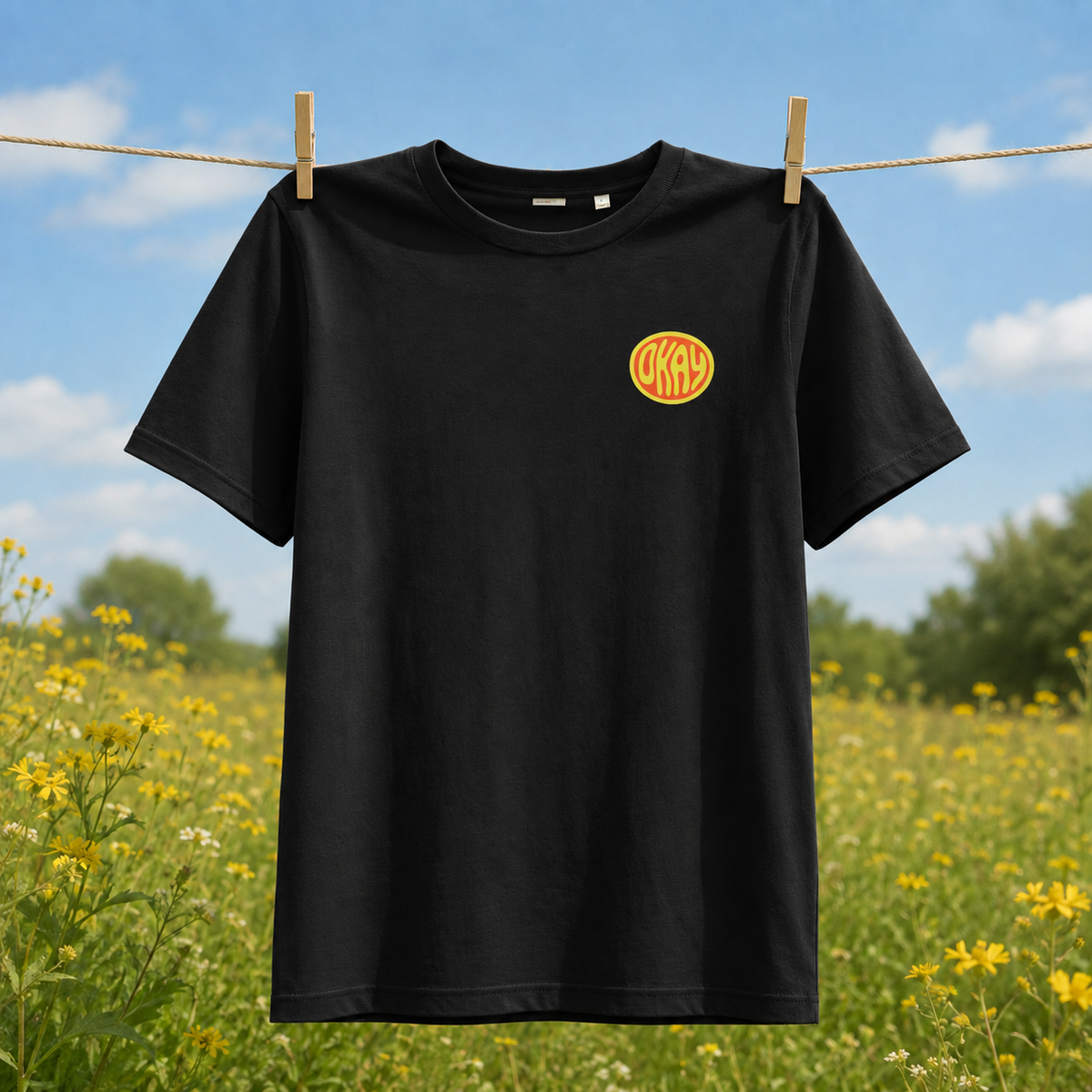 Okkkkkkay. Okay. Unisex t-shirt – vue principale | Écritournures