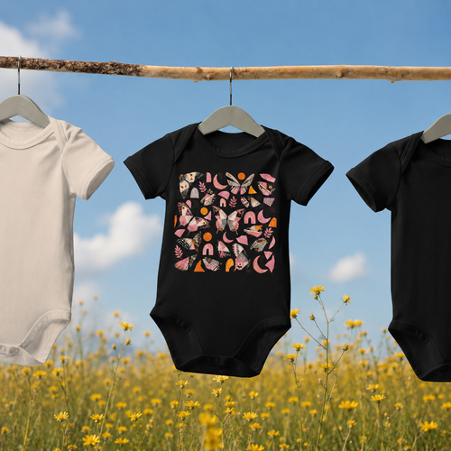Organic cotton baby bodysuit – vue principale | Écritournures