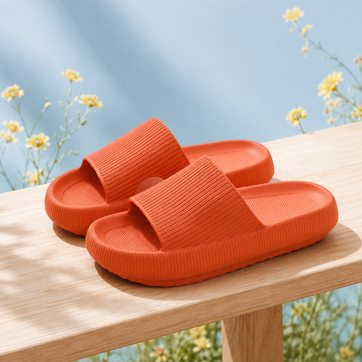 Sandales et pantoufles confort en EVA pour l’été – vue principale | Écritournures