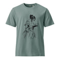 Shht, je lis. - Unisex Garment Dyed Creator 2.0 Vintage T-Shirt – vue 4 | Écritournures
