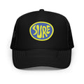 Suuuuurrreee. Sure. Foam trucker hat – vue 5 | Écritournures