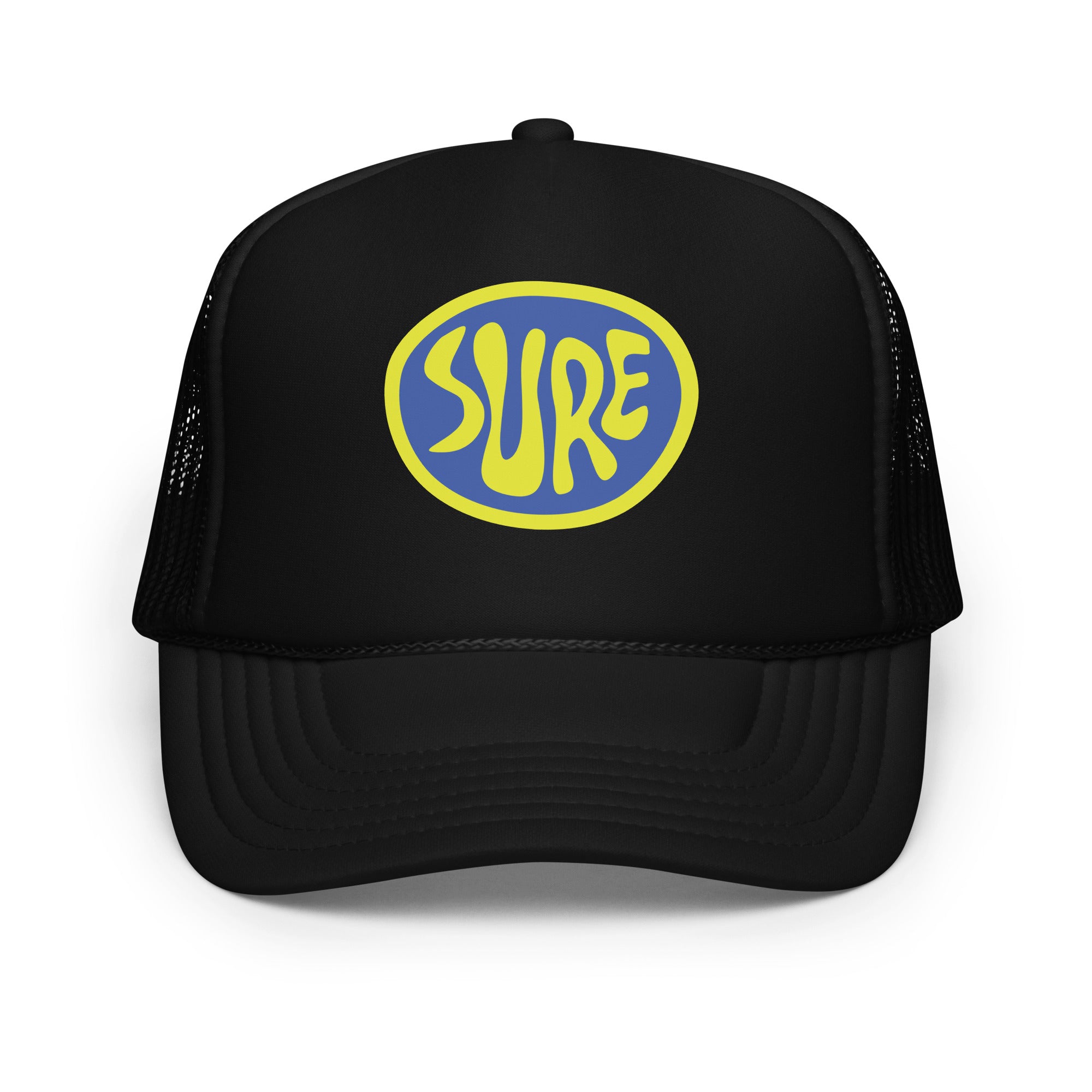 Suuuuurrreee. Sure. Foam trucker hat – vue 5 | Écritournures
