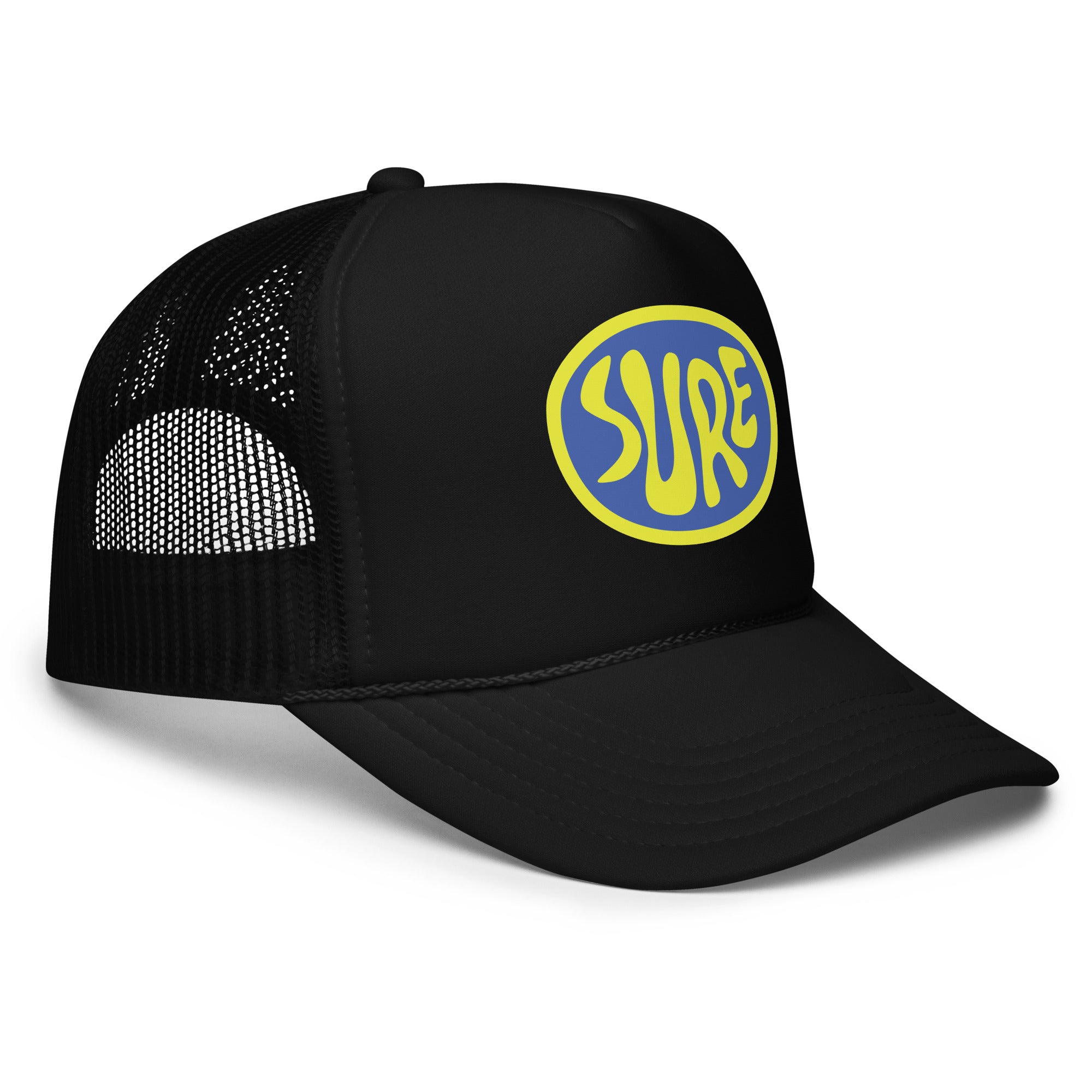 Suuuuurrreee. Sure. Foam trucker hat – vue 6 | Écritournures