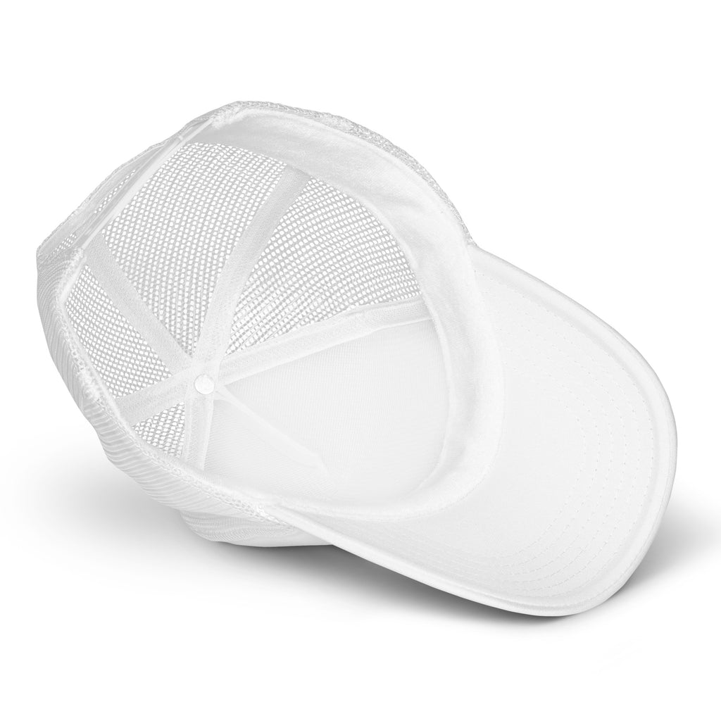 Suuuuurrreee. Sure. Foam trucker hat – vue 9 | Écritournures