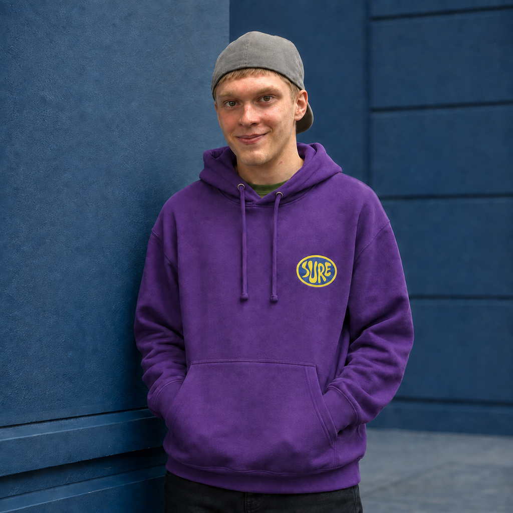 Suuuuurrreee. Sure. Unisex Hoodie – vue 2 | Écritournures