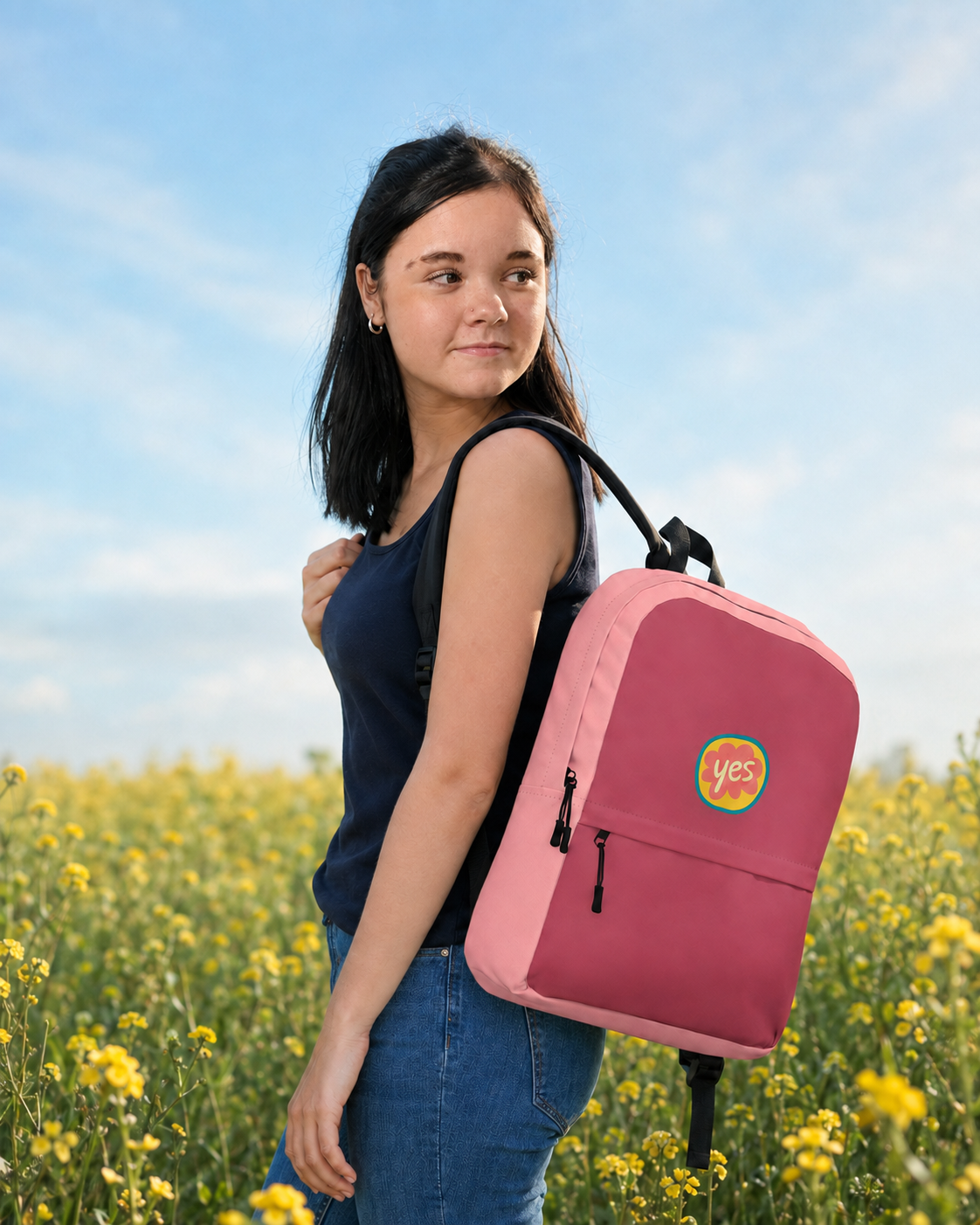 YES. Sac à dos pour adolescents et adultes – vue 2 | Écritournures