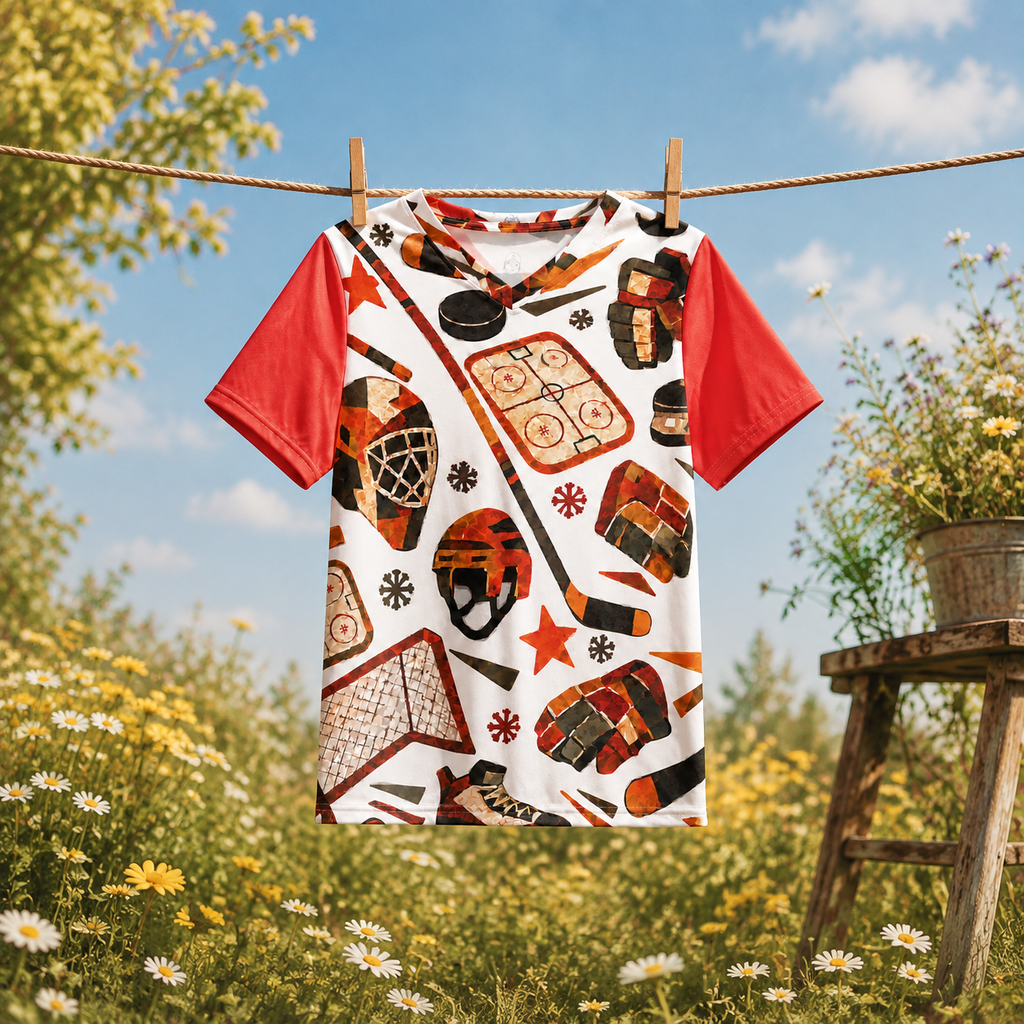 Youth Recycled Sports Jersey – vue principale | Écritournures